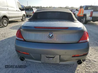 2008 BMW 6 Series 650i with VIN WBAEB53538CX60354, listed as a Copart auction lot 77579324 with 0 mi miles and Salvage Title. Bid and sale history available at carsss.com. Image 6.