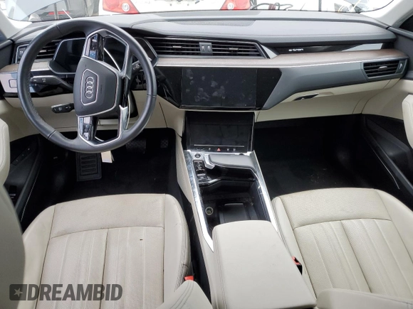 2022 Audi e-tron Premium Plus with VIN WA1LABGEXNB032371, listed as a Copart auction lot 81753974 with Not provided miles and Salvage title. Bid and sale history available at DreamBid. Image 8.