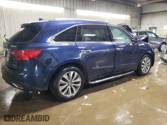 2016 Acura MDX w/Tech/Entertainment with VIN 5FRYD4H69GB016229, listed as a Copart auction lot 50205395 with 163,865 mi miles and Salvage Title. Bid and sale history available at carsss.com. Image 3.