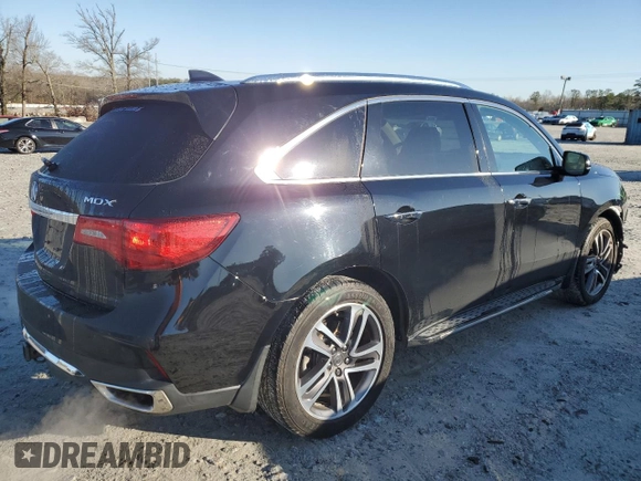 2017 Acura MDX Advance with VIN 5FRYD3H8XHB005396, listed as a Copart auction lot 48414415 with 141,808 mi miles and Salvage title. Bid and sale history available at DreamBid. Image 3.