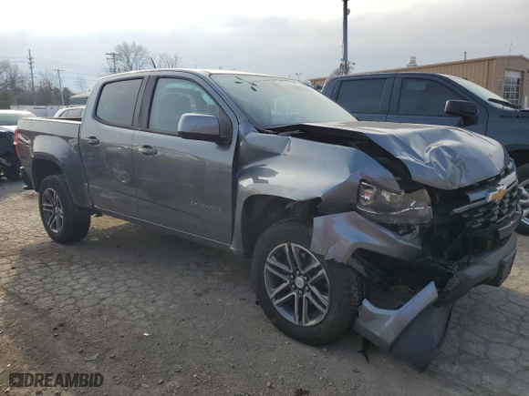 2021 Chevrolet Colorado 2WD Work Truck with VIN 1GCGSBEA1M1105443, listed as a Copart auction lot 86426854 with 92,748 mi miles and Salvage Title. Bid and sale history available at carsss.com. Image 4.