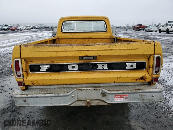 1971 Ford F-250 с VIN F25HRL00594, выставлен на аукционе Copart как лот 86818544 с пробегом 61 417 миль миль и Списание • Salvage title. История ставок и продаж доступна на DreamBid. Изображение 6.