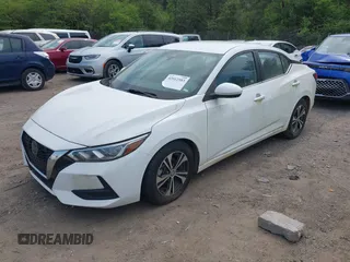 2021 Nissan Sentra SV with VIN 3N1AB8CV5MY247808, listed as a IAAI auction lot 42012583 with 58,585 mi miles and . Bid and sale history available at DreamBid. Image 17.