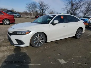 2022 Honda Civic Sedan EX with VIN JHMFE1F71NX002763, listed as a Copart auction lot 45930575 with 47,292 mi miles and Salvage Title. Bid and sale history available at carsss.com. Image 1.
