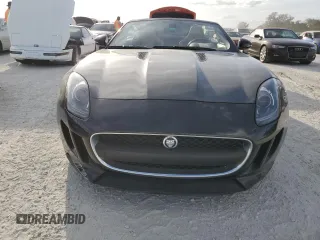 2014 Jaguar F-Type V6 with VIN SAJWA6E74E8K06478, listed as a Copart auction lot 76975894 with Not Provided miles and Salvage Title. Bid and sale history available at DreamBid. Image 5.
