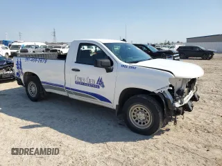 2022 Chevrolet Silverado 1500 Work Truck with VIN 3GCNAAEK5NG560098, listed as a Copart auction lot 46189455 with 60,500 mi miles and Salvage Title. Bid and sale history available at DreamBid. Image 4.