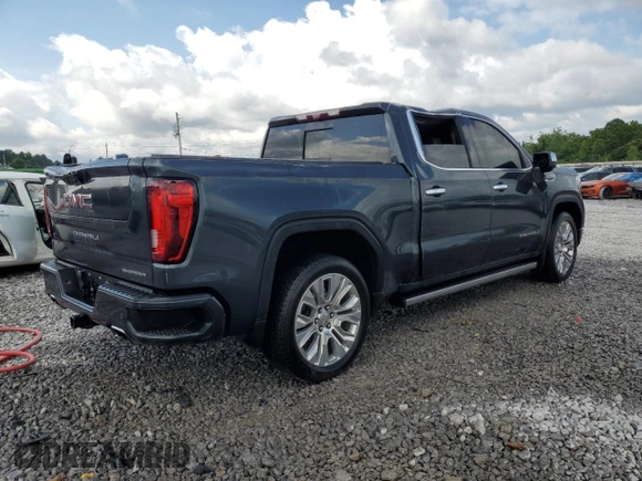 2021 GMC Sierra 1500 Denali with VIN 1GTU9FEL1MZ252967, listed as a Copart auction lot 58204675 with 34,686 mi miles and Salvage title. Bid and sale history available at DreamBid. Image 3.