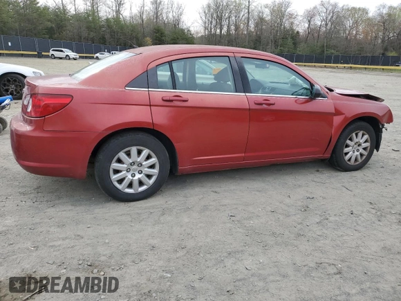 2007 Chrysler Sebring with VIN 1C3LC46K37N609783, listed as a Copart auction lot 51489875 with 196,336 mi miles and Salvage Title. Bid and sale history available at DreamBid. Image 3.
