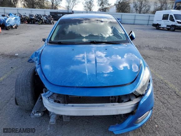2015 Dodge Dart SE with VIN 1C3CDFAA7FD432716, listed as a Copart auction lot 52186765 with 107,348 mi miles and Salvage Title. Bid and sale history available at carsss.com. Image 5.