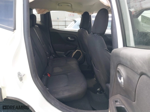 2017 Jeep Renegade Altitude with VIN ZACCJBBB2HPE57919, listed as a IAAI auction lot 41803327 with 142,912 mi miles. Bid and sale history available at carsss.com. Image 8.