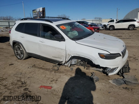 2022 Jeep Cherokee Limited with VIN 1C4PJMDX4ND540610, listed as a Copart auction lot 41840335 with 53,106 mi miles and Salvage Title. Bid and sale history available at DreamBid. Image 4.