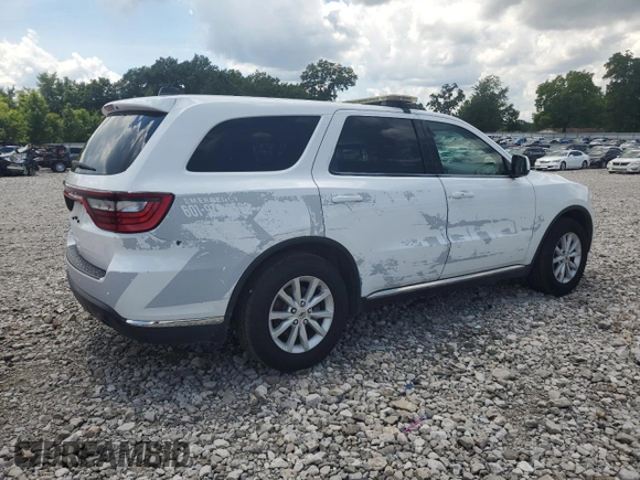 2019 Dodge Durango Pursuit with VIN 1C4RDJFG2KC793034, listed as a Copart auction lot 60553445 with 90,763 mi miles and Clean title. Bid and sale history available at DreamBid. Image 3.