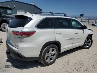 2015 Toyota Highlander Limited with VIN 5TDDKRFH5FS220155, listed as a Copart auction lot 61632405 with 152,932 mi miles and Salvage title. Bid and sale history available at DreamBid. Image 3.