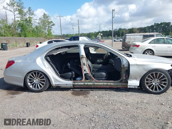 2015 Mercedes-Benz S-Class S 550 with VIN WDDUG8CB4FA094398, listed as a IAAI auction lot 41954289 with 1 mi miles. Bid and sale history available at carsss.com. Image 13.