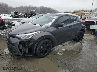 2022 Toyota C-HR XLE with VIN JTNKHMBX3N1134968, listed as a Copart auction lot 44990215 with 44,264 mi miles and Salvage Title. Bid and sale history available at carsss.com. Image 1.