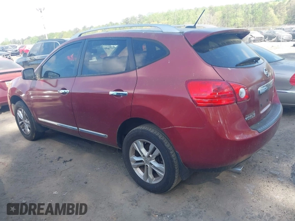 2013 Nissan Rogue S with VIN JN8AS5MT8DW512547, listed as a IAAI auction lot 41970436 with 138,087 mi miles. Bid and sale history available at carsss.com. Image 3.