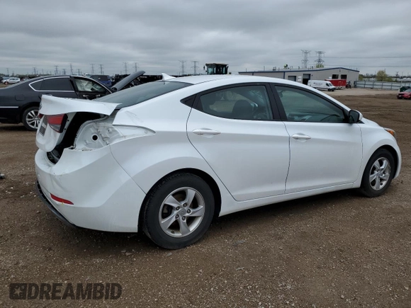 2015 Hyundai Elantra SE z VIN 5NPDH4AE2FH593741, wystawiony jako Copart lot #55476435 z przebiegiem 51 646 mil mil oraz Szkoda całkowita • Salvage title. Historia ofert i sprzedaży dostępna na DreamBid. Obrazek 3.