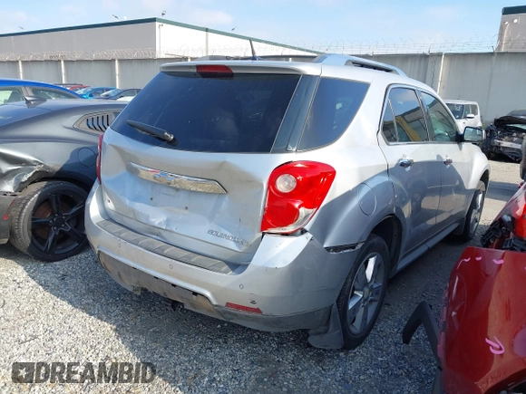 2013 Chevrolet Equinox LTZ with VIN 1GNFLGEK9DZ100403, listed as a IAAI auction lot 42011176 with 205,619 mi miles. Bid and sale history available at carsss.com. Image 4.