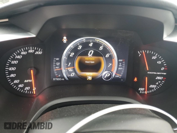 2015 Chevrolet Corvette 2LT with VIN 1G1YD2D71F5114443, listed as a Copart auction lot 50957345 with 87,930 mi miles and Salvage Title. Bid and sale history available at carsss.com. Image 9.