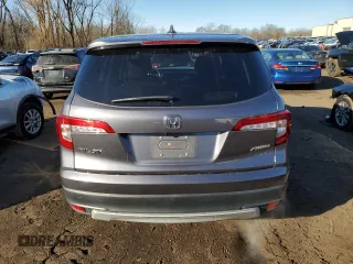 2021 Honda Pilot EX-L with VIN 5FNYF6H53MB073844, listed as a Copart auction lot 43656925 with 46,710 mi miles and Salvage Title. Bid and sale history available at DreamBid. Image 6.