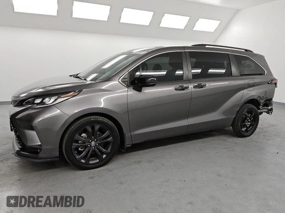 2022 Toyota Sienna XSE z VIN 5TDDRKEC6NS097540, wystawiony jako Copart lot #52853935 z przebiegiem 35 096 mil mil oraz Czysty tytuł • Clean title. Historia ofert i sprzedaży dostępna na DreamBid. Obrazek 1.