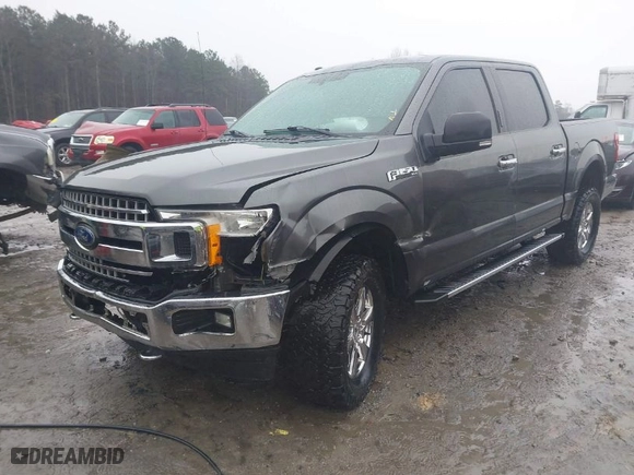 2018 Ford F-150 XL with VIN 1FTEW1E53JFC38812, listed as a IAAI auction lot 41514489 with 112,851 mi miles. Bid and sale history available at carsss.com. Image 2.