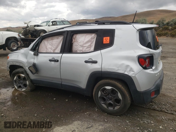 2018 Jeep Renegade Sport with VIN ZACCJBAB6JPH45904, listed as a Copart auction lot 55240505 with Not provided miles and Salvage title. Bid and sale history available at DreamBid. Image 2.
