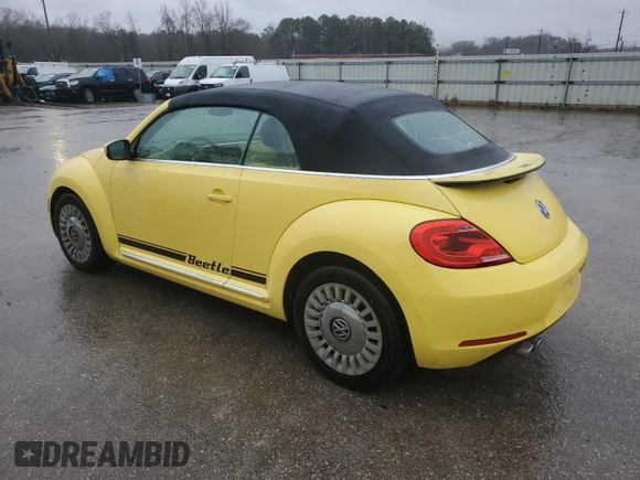 2013 Volkswagen Beetle 50s Edition with VIN 3VW5P7AT7DM828338, listed as a Copart auction lot 88228725 with 106,171 mi miles and Salvage title. Bid and sale history available at DreamBid. Image 2.