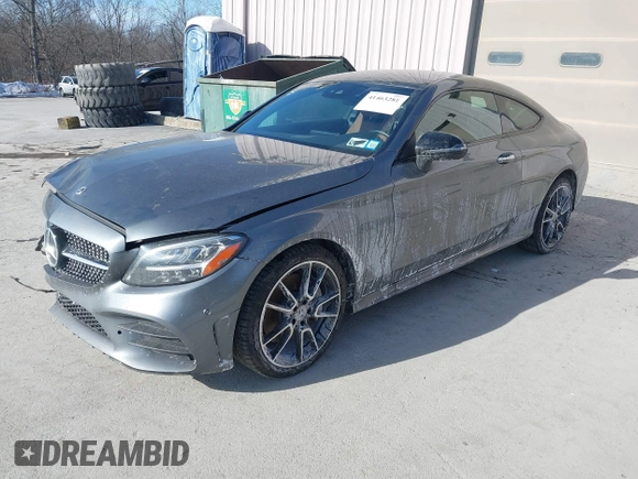 2023 Mercedes-Benz C 300 with VIN W1KWJ8EB8PG128462, listed as a IAAI auction lot 41463281 with 18,590 mi miles and . Bid and sale history available at DreamBid. Image 19.
