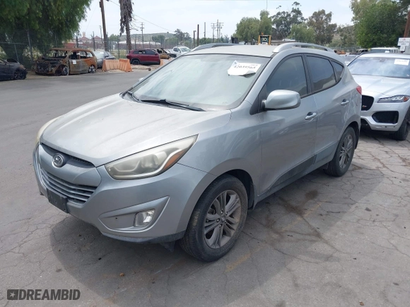 2014 Hyundai Tucson Limited with VIN KM8JU3AG0EU876407, listed as a IAAI auction lot 42039565 with 81,917 mi miles. Bid and sale history available at carsss.com. Image 17.