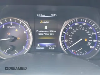 2016 Infiniti Q50 2.0t Premium with VIN JN1CV7AR9GM253439, listed as a IAAI auction lot 39334740 with 90,101 mi miles. Bid and sale history available at carsss.com. Image 7.
