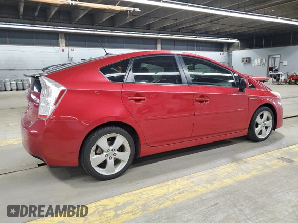2011 Toyota Prius I with VIN JTDKN3DUXB5337421, listed as a Copart auction lot 52974565 with 167,715 mi miles and Salvage Title. Bid and sale history available at DreamBid. Image 3.