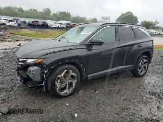 2024 Hyundai Tucson SEL z VIN 5NMJBCDE9RH423615, wystawiony jako Copart lot #56845595 z przebiegiem 15 587 mil mil oraz Szkoda całkowita • Salvage title. Historia ofert i sprzedaży dostępna na DreamBid. Obrazek 1.