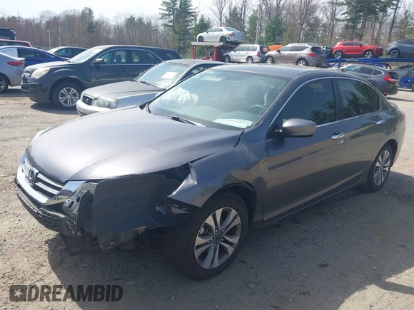 2014 Honda Accord LX with VIN 1HGCR2F39EA286238, listed as a IAAI auction lot 42145944 with 126,385 mi miles and . Bid and sale history available at carsss.com. Image 2.