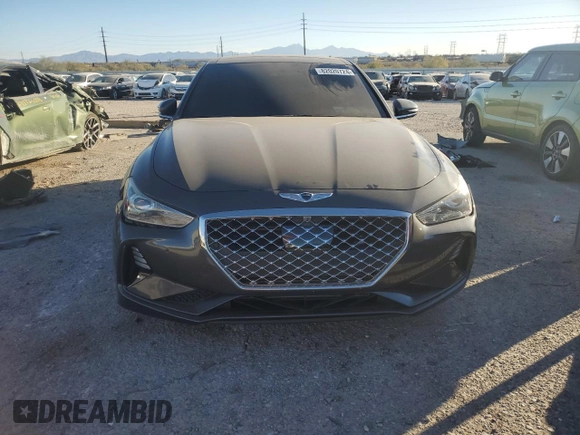 2020 Genesis G70 2.0T with VIN KMTG44LA1LU045249, listed as a Copart auction lot 82020724 with 37,575 mi miles and Salvage title. Bid and sale history available at DreamBid. Image 5.