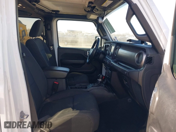 2020 Jeep Wrangler Unlimited Sport S with VIN 1C4HJXDN6LW161341, listed as a IAAI auction lot 41217843 with 74,196 mi miles and . Bid and sale history available at DreamBid. Image 5.