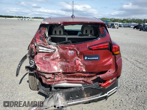 2025 Buick Encore GX Preferred with VIN KL4AMBSP6SB002626, listed as a Copart auction lot 52424485 with 90 mi miles and Salvage title. Bid and sale history available at DreamBid. Image 6.