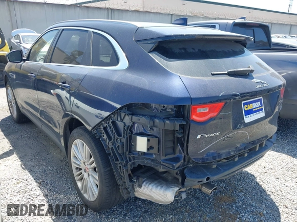 2018 Jaguar F-Pace 30t Portfolio with VIN SADCN2GX4JA284441, listed as a IAAI auction lot 41758867 with 113,302 mi miles and . Bid and sale history available at DreamBid. Image 3.