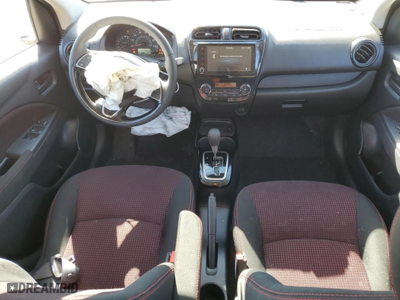 2024 Mitsubishi Mirage Black Edition with VIN ML32AWHJ5RH004553, listed as a Copart auction lot 81929384 with 5,816 mi miles and Salvage Title. Bid and sale history available at carsss.com. Image 8.