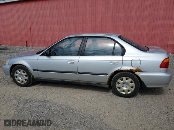 2000 Honda Civic VP with VIN 2HGEJ6619YH905321, listed as a Copart auction lot 51945305 with 179,926 mi miles and Clean Title. Bid and sale history available at DreamBid. Image 2.