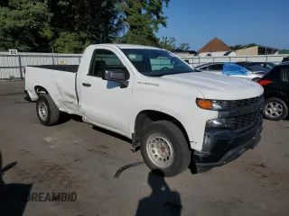 2021 Chevrolet Silverado 1500 Work Truck with VIN 3GCNWAEK0MG400260, listed as a Copart auction lot 71597894 with 53,430 mi miles and Salvage Title. Bid and sale history available at carsss.com. Image 4.