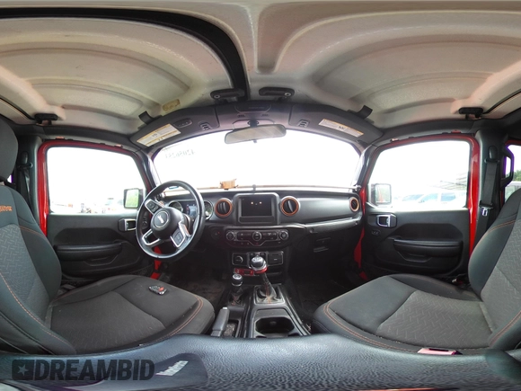 2021 Jeep Gladiator Mojave with VIN 1C6JJTEG6ML533927, listed as a IAAI auction lot 42056253 with 92,317 mi miles and . Bid and sale history available at DreamBid. Image 22.
