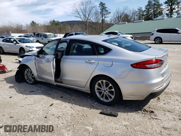 2019 Ford Fusion SE with VIN 3FA6P0HD7KR156879, listed as a Copart auction lot 52397625 with 65,027 mi miles and Salvage Title. Bid and sale history available at carsss.com. Image 2.