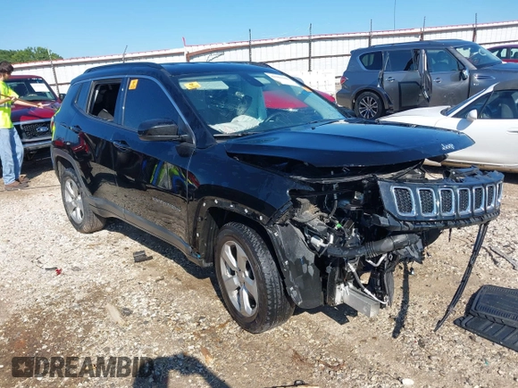 2018 Jeep Compass Latitude z VIN 3C4NJDBB5JT259385, wystawiony jako IAAI lot #42381500 z przebiegiem Nie podano mil oraz . Historia ofert i sprzedaży dostępna na DreamBid. Obrazek 1.