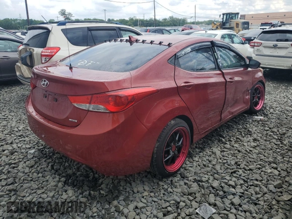 2011 Hyundai Elantra GLS с VIN KMHDH4AE2BU158858, выставлен на аукционе Copart как лот 58568885 с пробегом 132 953 миль миль и Списание • Salvage title. История ставок и продаж доступна на DreamBid. Изображение 3.