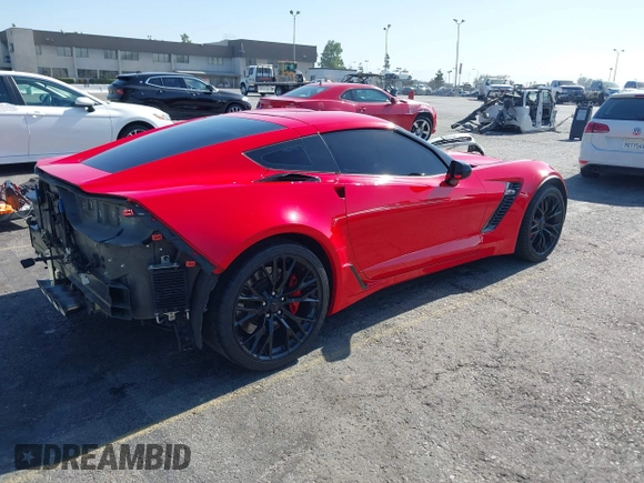 2016 Chevrolet Corvette Z06 3LZ with VIN 1G1YU2D62G5609288, listed as a IAAI auction lot 42498445 with 55,696 mi miles and . Bid and sale history available at DreamBid. Image 4.
