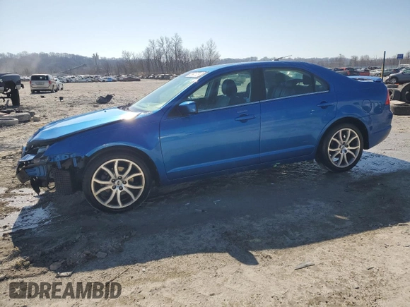 2012 Ford Fusion SEL with VIN 3FAHP0JA8CR293890, listed as a Copart auction lot 48590135 with 185,070 mi miles and Salvage Title. Bid and sale history available at carsss.com. Image 1.