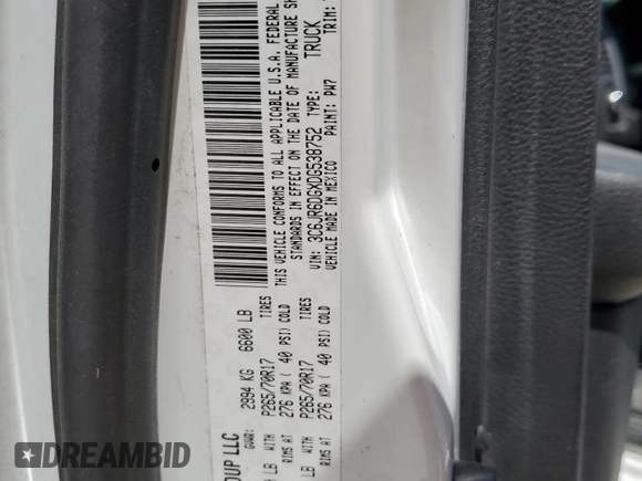 2013 Ram 1500 Tradesman with VIN 3C6JR6DGXDG538752, listed as a Copart auction lot 52788185 with 254,961 mi miles and Clean title. Bid and sale history available at DreamBid. Image 12.