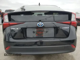 2022 Toyota Prius L Eco with VIN JTDKAMFU5N3180976, listed as a Copart auction lot 52612005 with 48,195 mi miles and Salvage title. Bid and sale history available at DreamBid. Image 6.