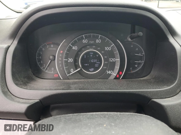 2013 Honda CR-V EX-L with VIN 2HKRM3H71DH517637, listed as a Copart auction lot 49798385 with 110,391 mi miles and Salvage Title. Bid and sale history available at DreamBid. Image 9.